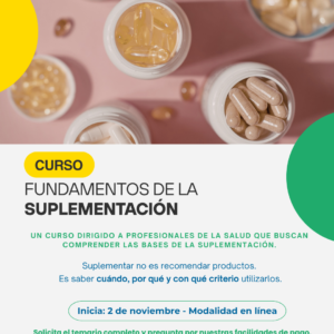 Curso Fundamentos de la Suplementación 2026